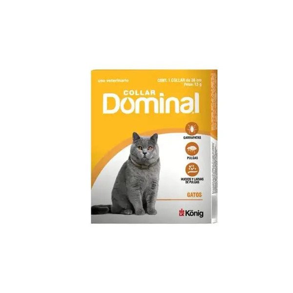 COLLAR DOMINAL GATO 36 CM