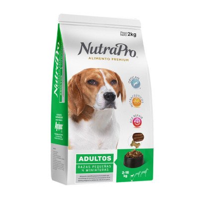 NUTRAPRO PERRO ADULTO RAZA PEQUEÑA / Mundo Magico de la Mascota