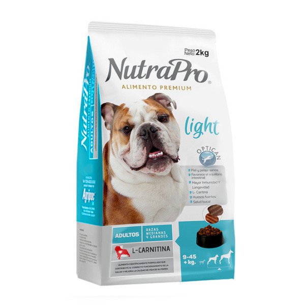 NUTRAPRO PERRO LIGHT RAZAS MEDIANAS Y GRANDES