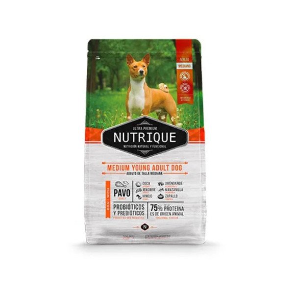 NUTRIQUE PERRO ADULTO MEDIUM YOUNG