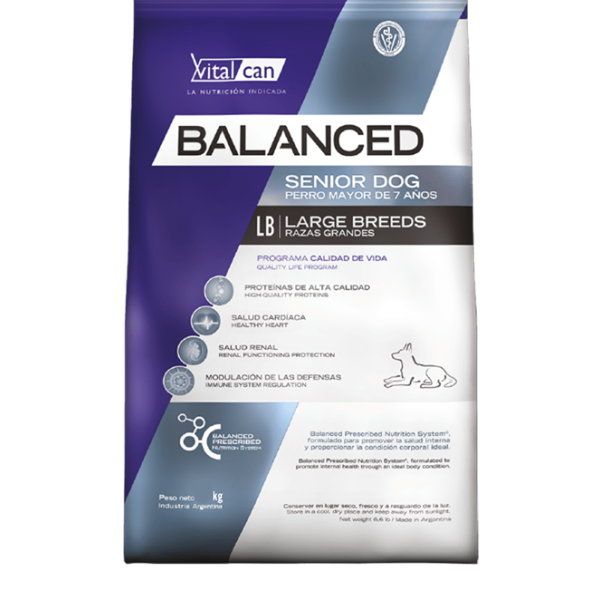 VITALCAN BALANCED PERRO SENIOR ADULTO RAZA GRANDE