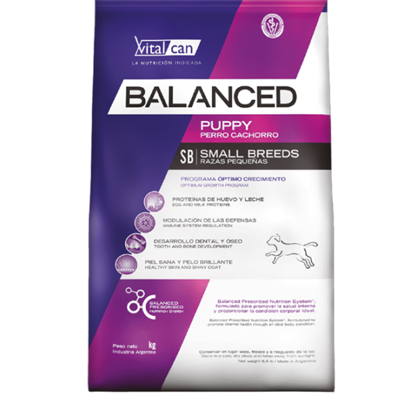 VITALCAN BALANCED PERRO CACHORRO RAZA PEQUEÑA