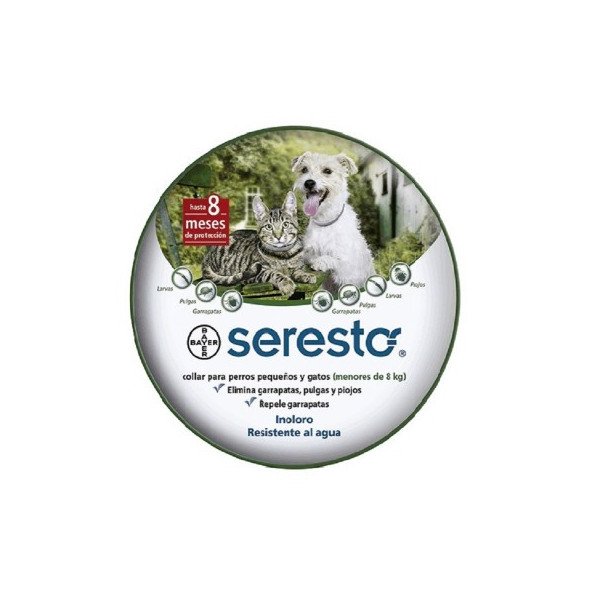 COLLAR SERESTO PERROS Y GATOS PEQUEÑO