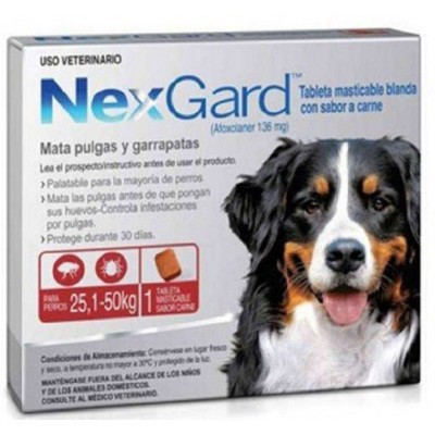 NEXGARD 25.1 A 50 KG 136 MG