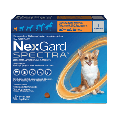 NEXGARD SPECTRA 2 A 3.5 KG 9.38 MG