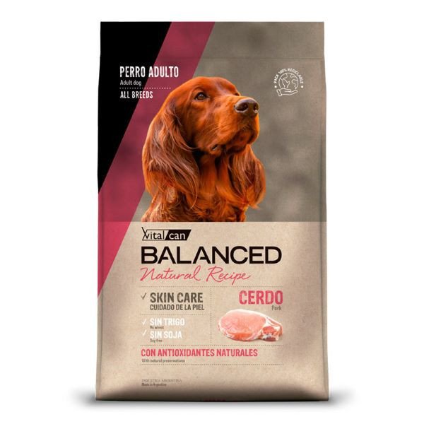 VITALCAN BALANCED PERRO ADULTO CERDO Y ARROZ