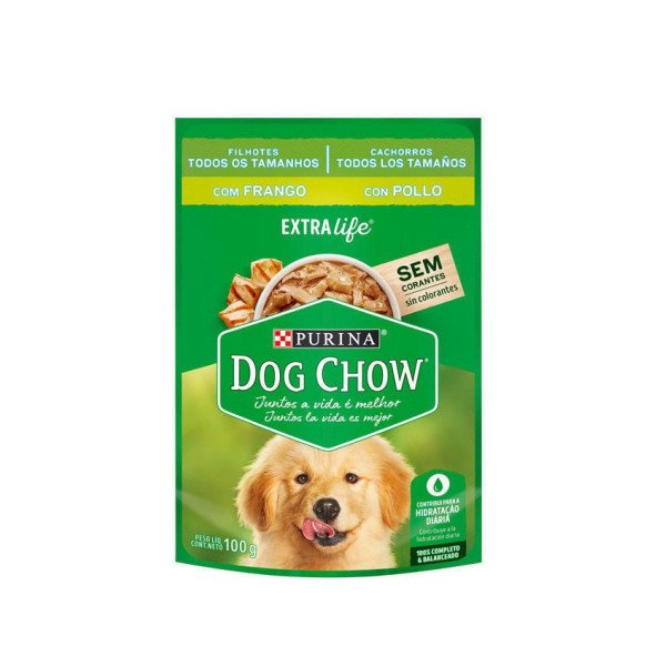 DCHOW POUCH CACH. TROZOS DE POLLO 0.100 GR