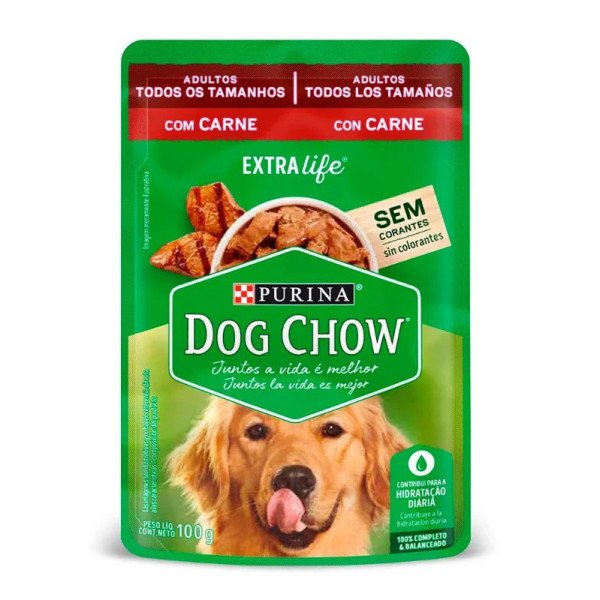 DCHOW POUCH ADULTO CARNE 0.100 GR