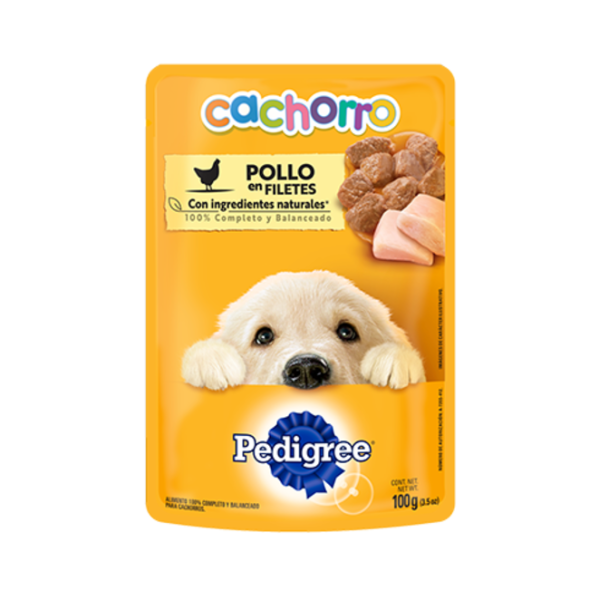 PEDIGREE POUCH CACHORRO POLLO 100GR