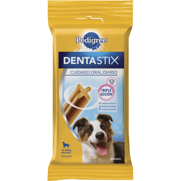 PEDIGREE DENTASTIX ADULTO RAZA MESIANA GRANDE X 7 BARRAS