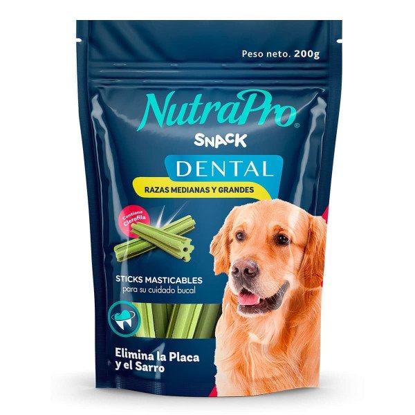 NUTRAPRO SNACK DENTAL ADULTO RAZA MEDIANA GRANDE