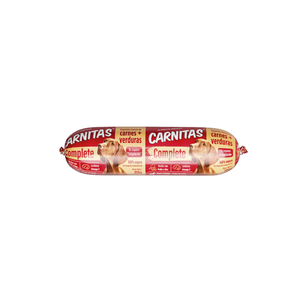 CARNITAS COMPLETE PERRO SNACK CARNE + VERDURAS 300 GR