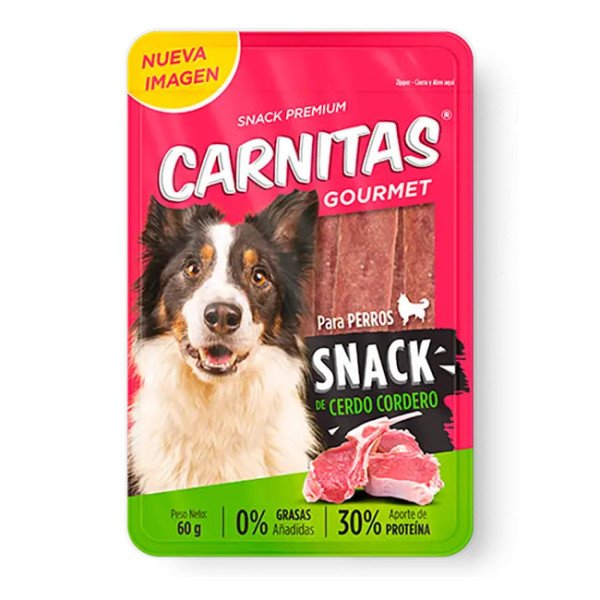 CARNITAS PERRO GOURMET DE CERDO Y CORDERO 100GR