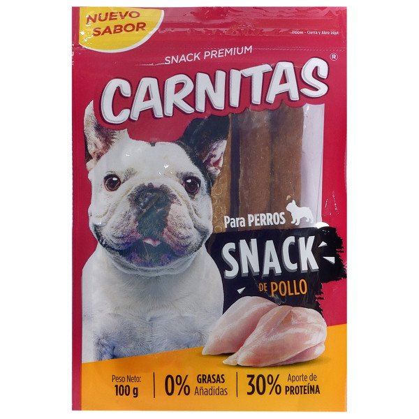 CARNITAS PERRO SNACK DE POLLO 0.100 GR