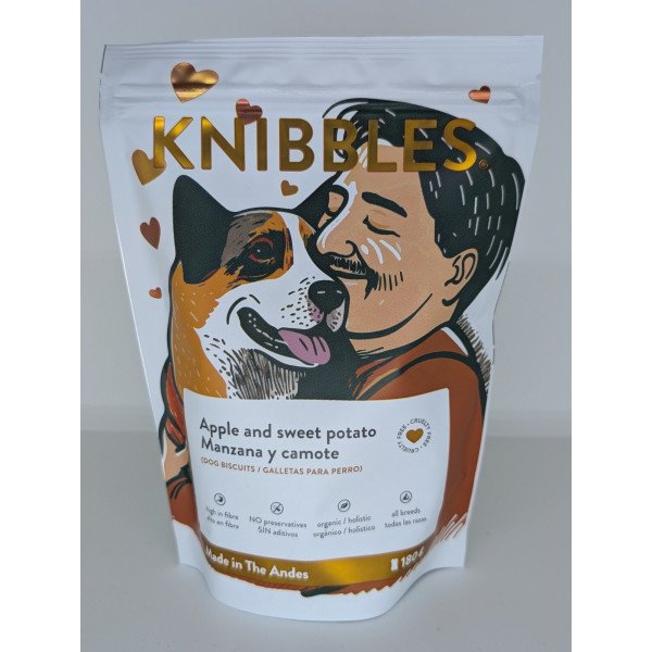 GALLETAS KNIBBLES MANZANA Y CAMOTE 180GR