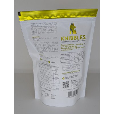 GALLETAS KNIBBLES MANZANA Y ALMENDRA 180GR