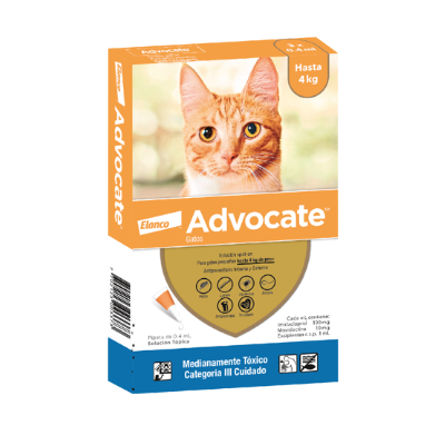 PIPETA ADVOCATE GATOS HASTA 4KG