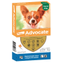 PIPETA ADVOCATE PERROS DE 0 A 4 KG