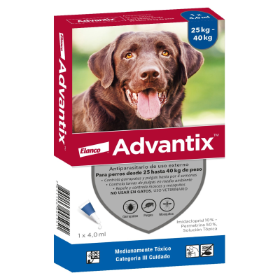 PIPETA ADVANTIX PERROS 25 A 40 KG