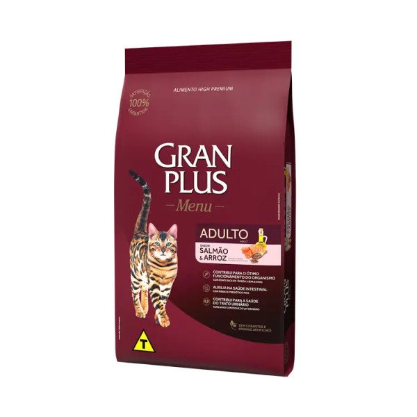 GRAN PLUS MENU GATO ADULTO SALMÓN Y ARROZ