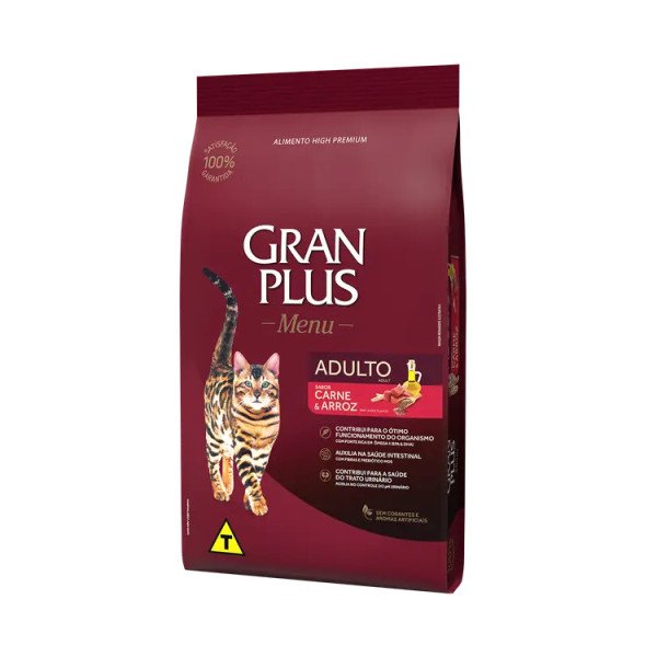 GRAN PLUS MENU GATO ADULTO CARNE Y ARROZ