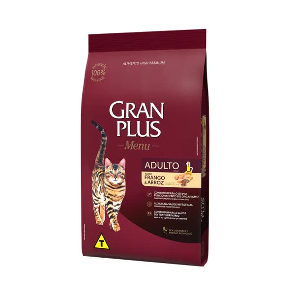 GRAN PLUS MENU GATO ADULTO POLLO Y ARROZ