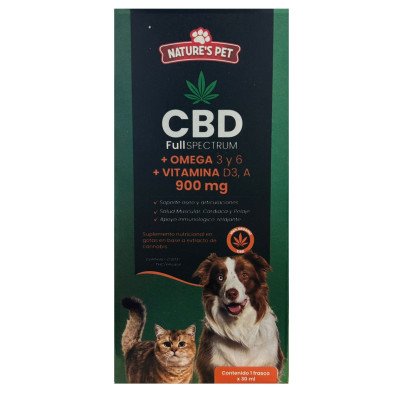 CBD + OMEGA 3,6 + VITAMINA D3,A 900 MG