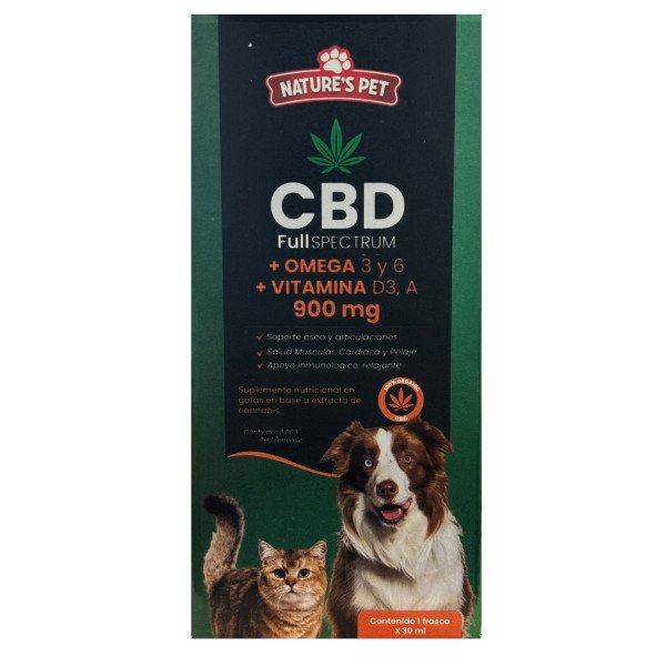 CBD + OMEGA 3,6 + VITAMINA D3,A 900 MG
