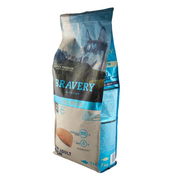 BRAVERY PERRO ADULTO MINI SALMON