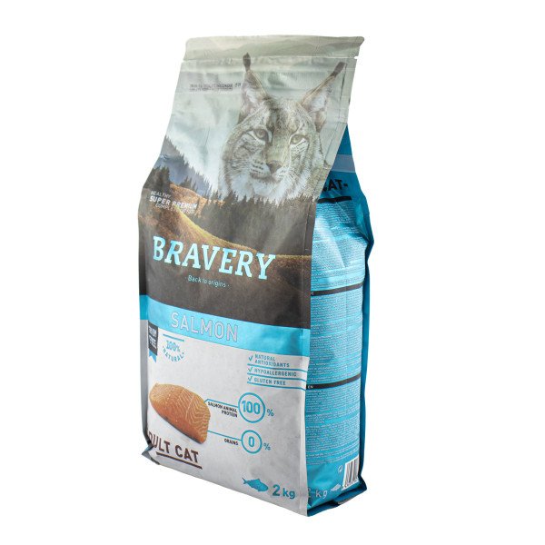 BRAVERY GATO ADULTO SALMON