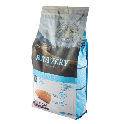 BRAVERY GATO ESTERILIZADO SALMON/Mundo Mágico de la Mascota