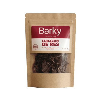 BARKY SNACK CORAZON DE RES 50GR/Mundo Mágico de la Mascota