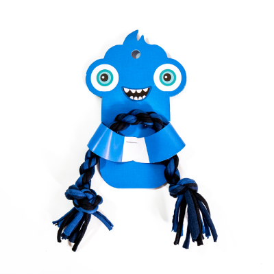 JUGUETE CUERDA TEJIDA AZUL ALKU/Mundo Mágico de la Mascota