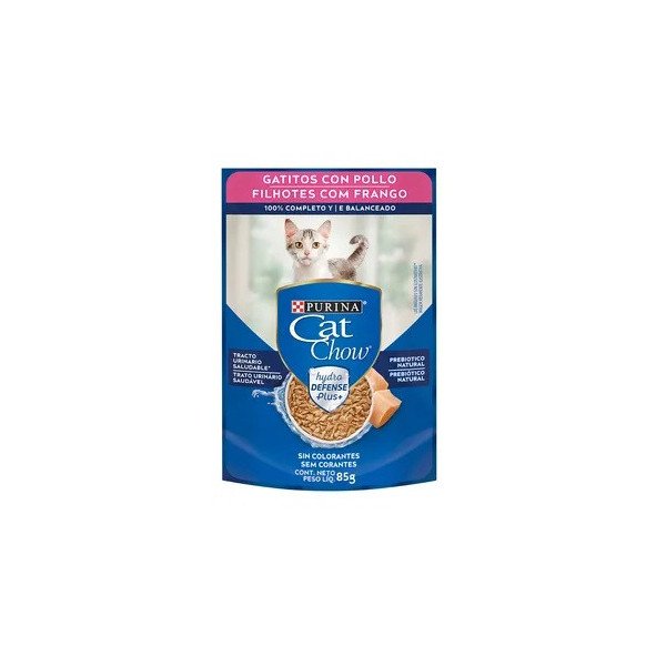 CAT CHOW POUCH POLLO GATITOS 0.85GR